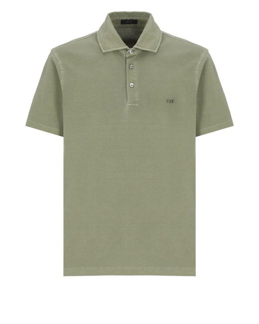 Fay Green T-Shirts And Polos for men
