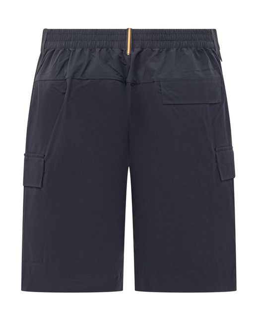 K-Way Blue Basteyl Tech Short Pants for men