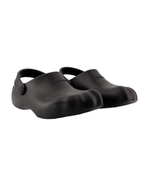 Balenciaga Black Sunday Molded Sandals