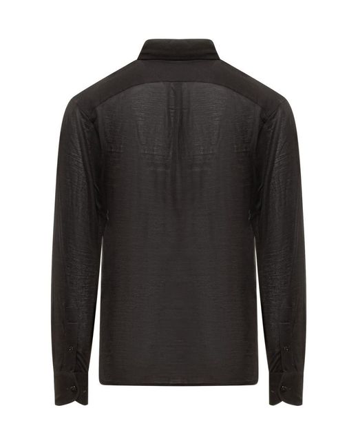 Tom Ford Black Silk Shirt for men