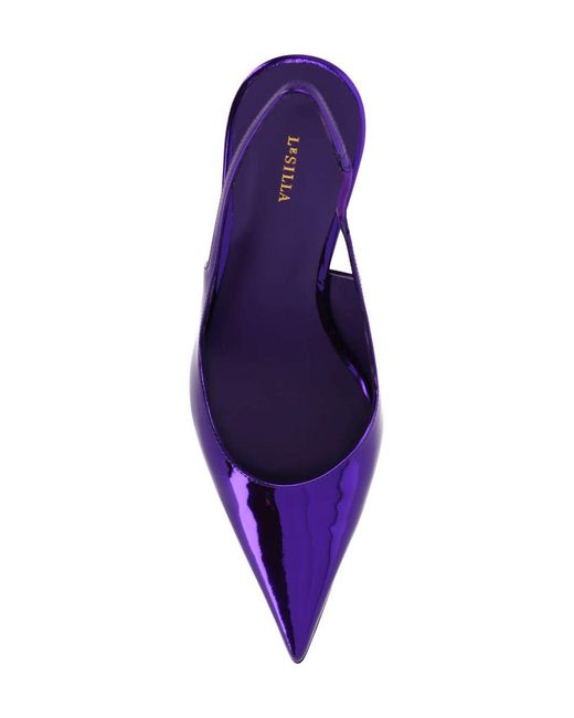 Le Silla Purple Sandals