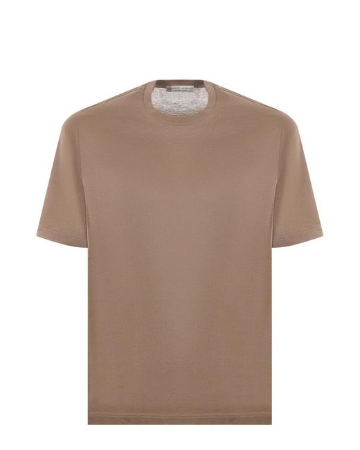FILIPPO DE LAURENTIIS Brown T-Shirt for men