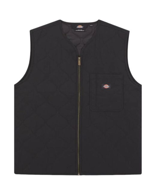 Dickies Black Thorsby Liner Vest Clothing for men