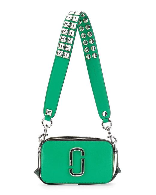 Marc Jacobs Leather Snapshot Shoulder Bag in Green Lyst
