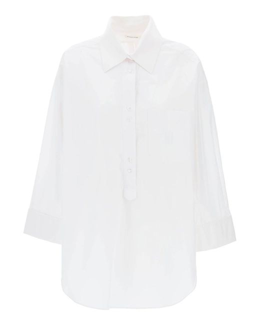 By Malene Birger White Maye Tunic-Style Shirt