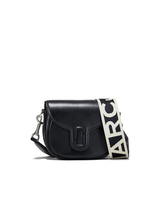 Marc Jacobs Black Small Saddle Bag