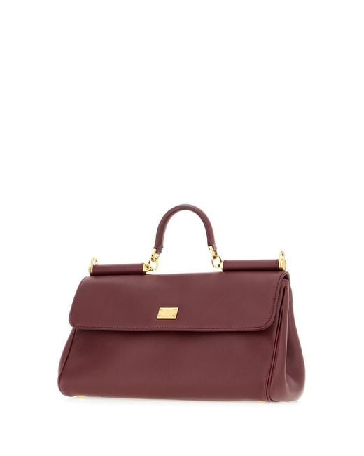 Dolce & Gabbana Purple Shoulder Bags