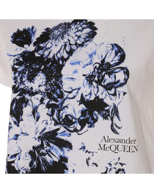 Alexander McQueen White Cotton T-Shirt