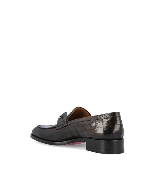 Christian Louboutin Black Low Shoes for men