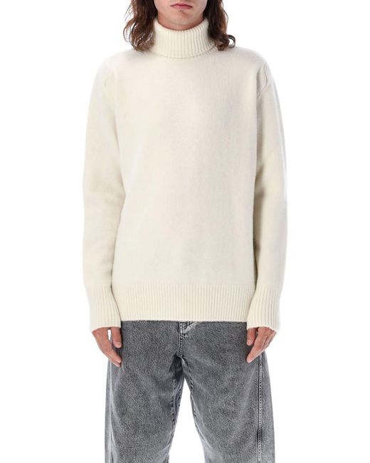 OAMC Gray Whistler High-neck Sweater for men