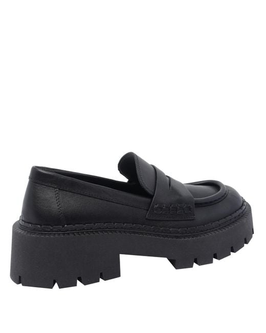 Vic Matié Black Flat Shoes