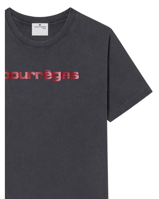 Courreges Blue Courreges T-Shirts And Polos for men