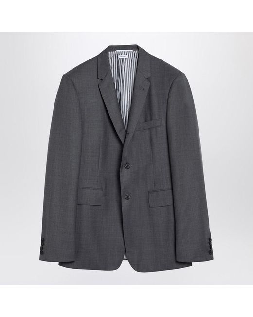 Thom Browne Blue Single-Breasted Jacket In for men
