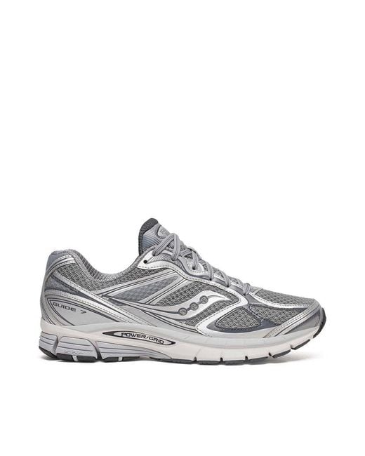 Saucony White Progrid Guide 7 Sneakers for men