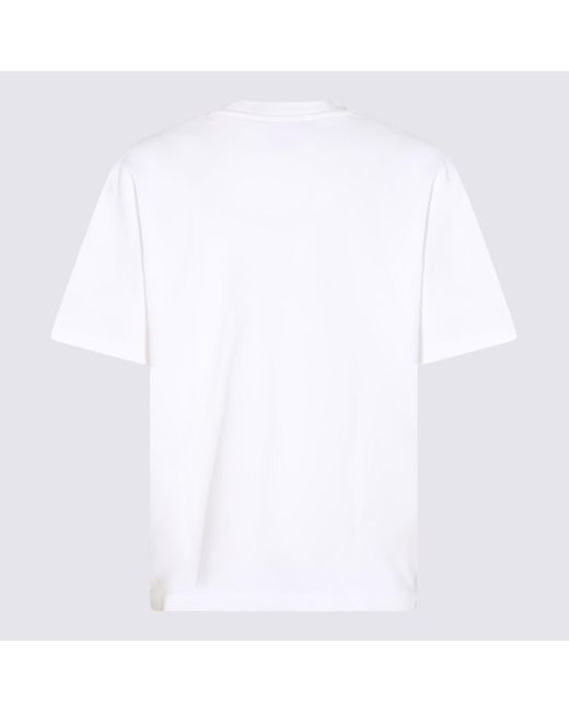 Marni White Cotton T-Shirt for men