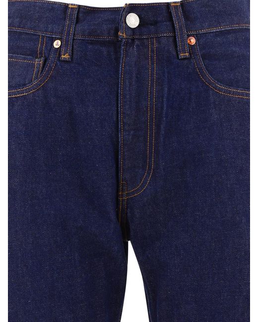 Levi's Blue "505 Regular" Jeans for men