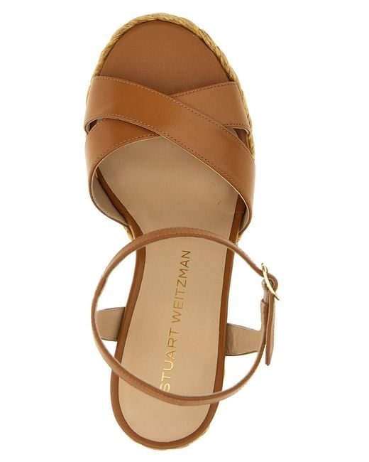 Stuart Weitzman Metallic 'Dayna' Sandals
