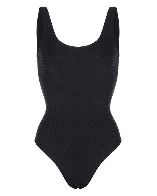 Anine Bing Black Jace One-piece Swimsuit