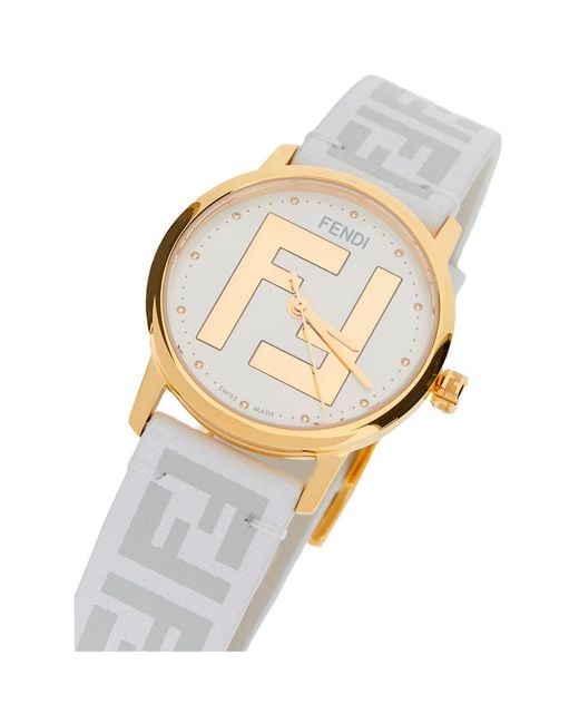 Fendi Metallic Forever More 29 Leather Watch