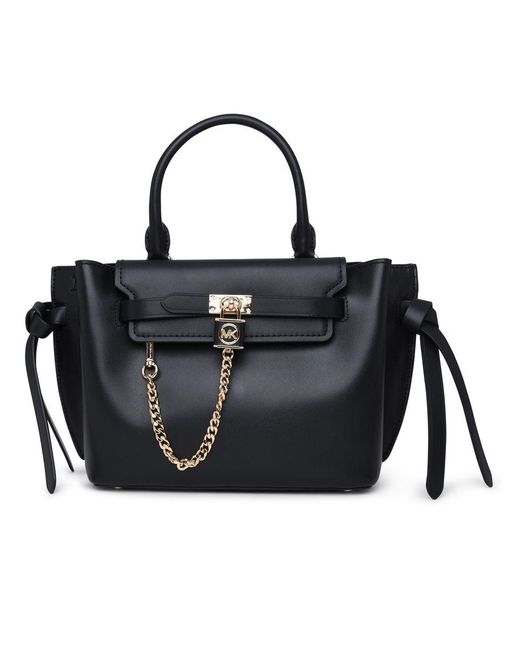 Michael Kors Black Leather Hamilton Legacy Bag