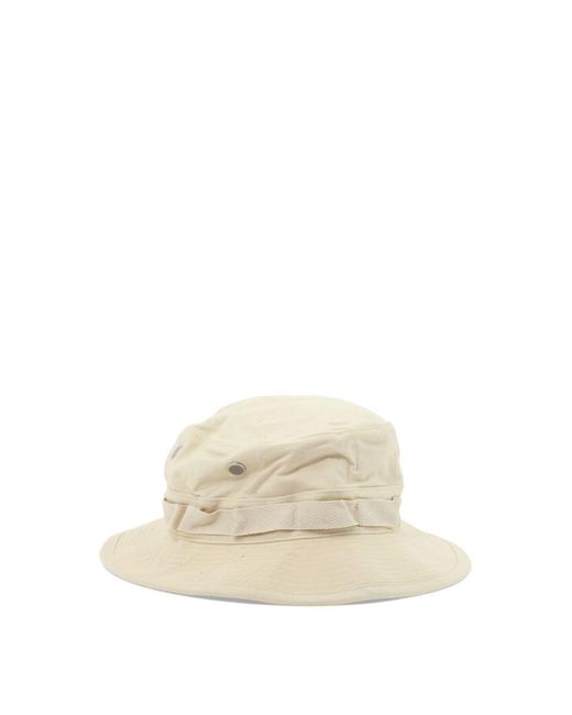 Orslow White Bucket Hat With Lace for men