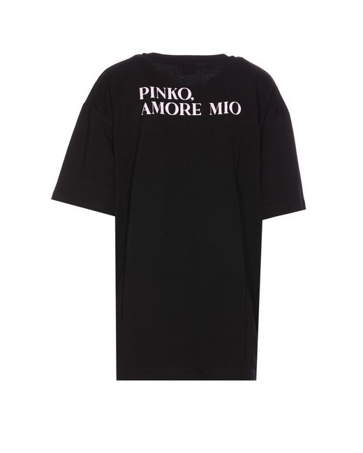 Pinko Black T-shirts And Polos