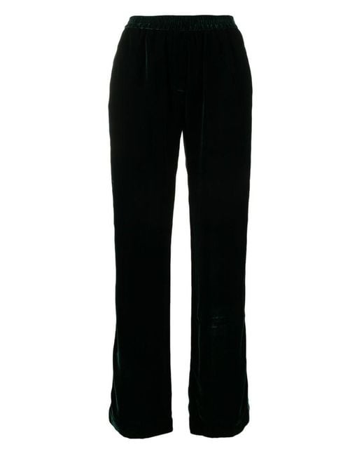 F.R.S For Restless Sleepers Black Velvet Trousers