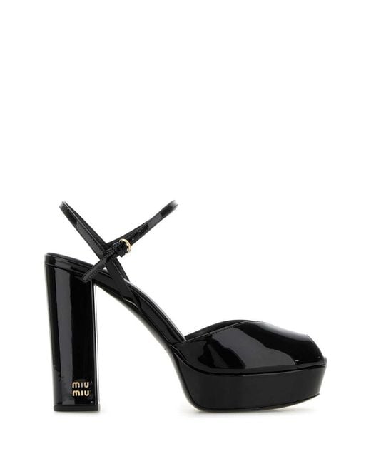 Miu Miu Black Sandals