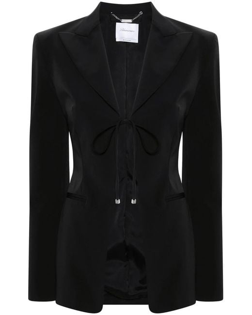 Blumarine Black Single-Breasted Jacket