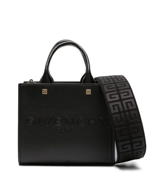 Givenchy Black G-tote Mini Leather Handbag