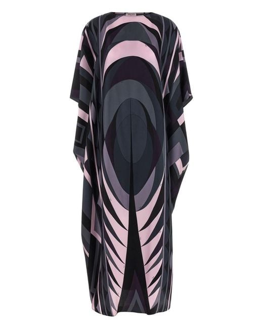 Emilio Pucci Black 'Iride' Kaftan