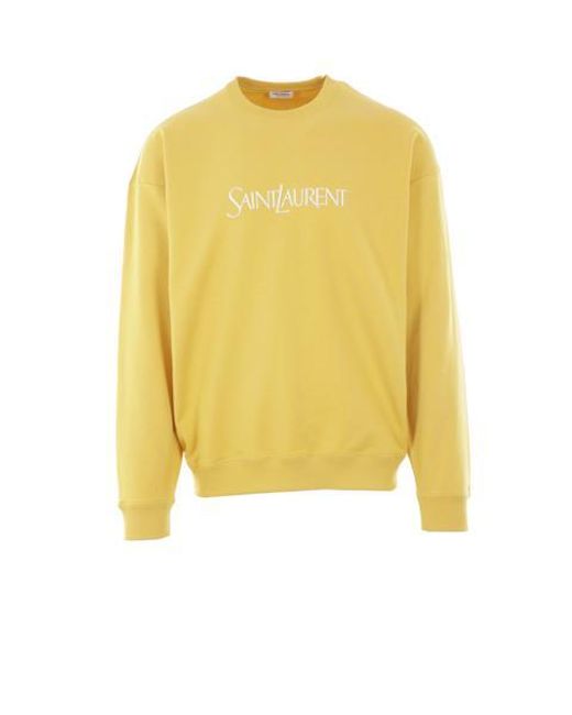 Saint Laurent Yellow Sweaters for men