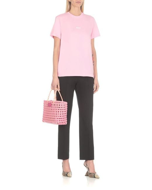 MSGM T-shirts And Polos Pink