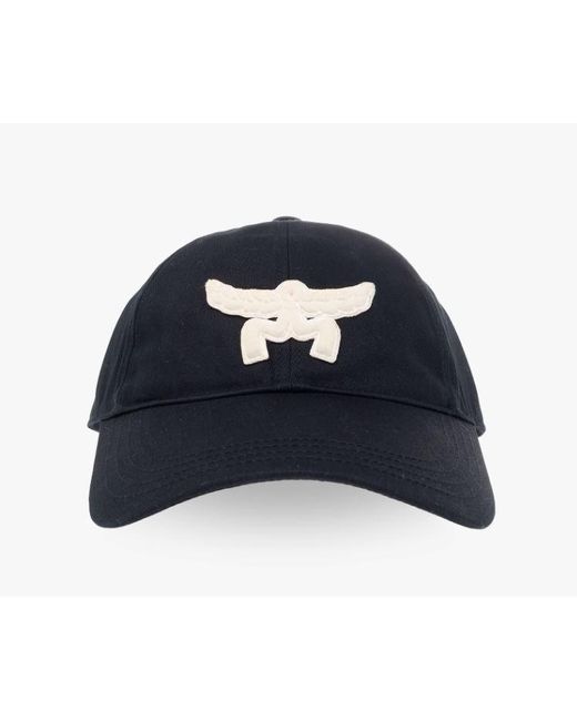 MCM Blue Hat With Logo