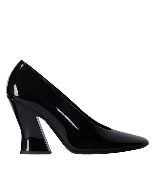 Givenchy Black Sculpted Pump Shoes