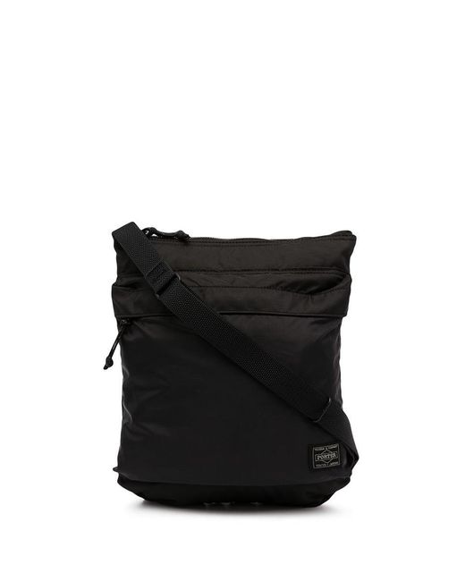 Porter-Yoshida and Co Black Force 2Way Nylon Crossbody Bag for men