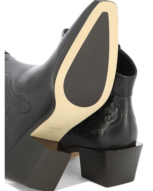 Skorpios Black "alexandra Cordoba" Ankle Boots