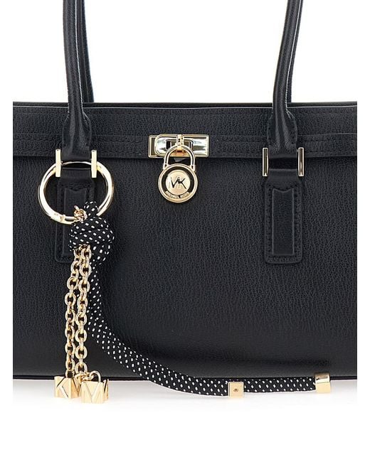 Michael Kors Black Hamilton Moderne Sm Ew Shoulder Tote