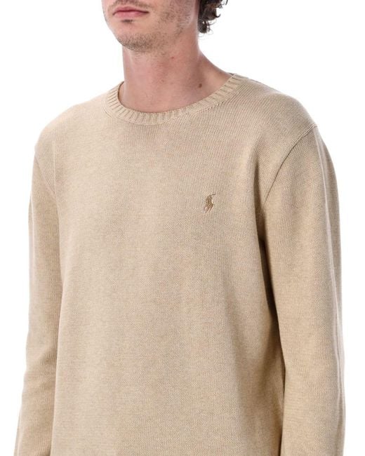 Polo Ralph Lauren Natural Crewneck Sweater for men