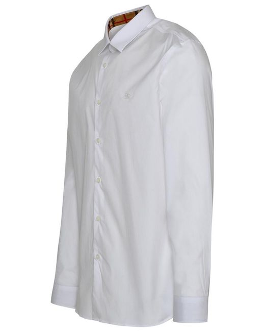 Burberry White Sherfield Shirt for men