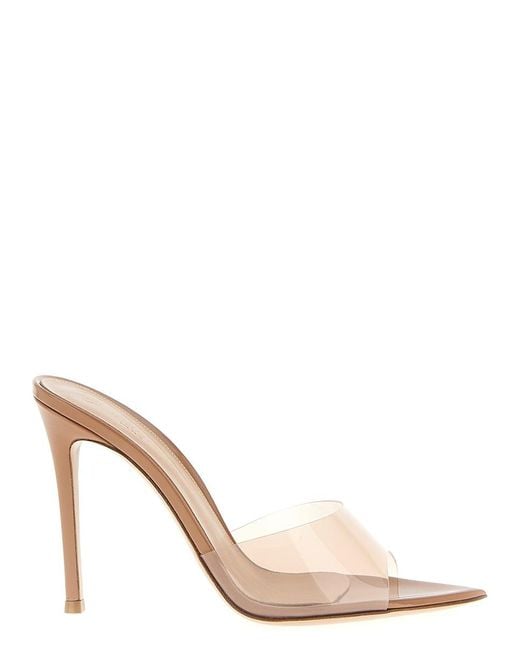 Gianvito Rossi Natural 'Elle' Sandals