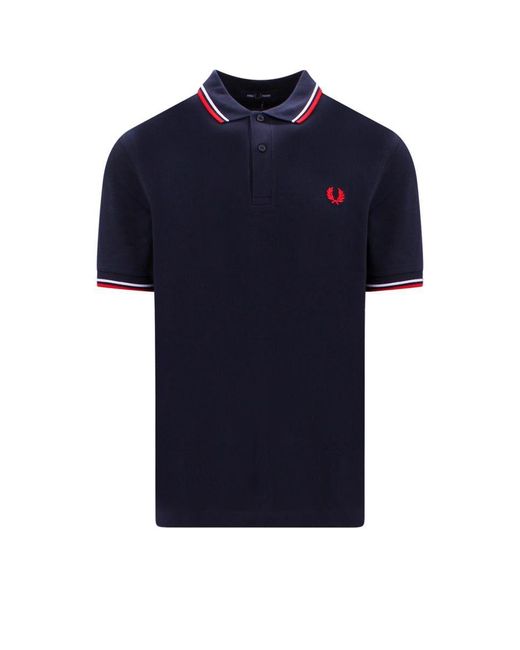 Fred Perry Polo Shirt in Blue for Men Lyst
