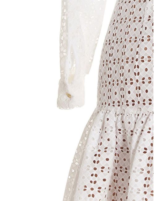 MICHAEL Michael Kors White St Gallen Dress