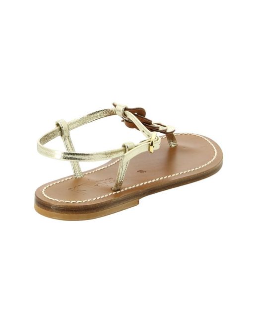 K. Jacques Metallic St.tropez Sandals Shoes