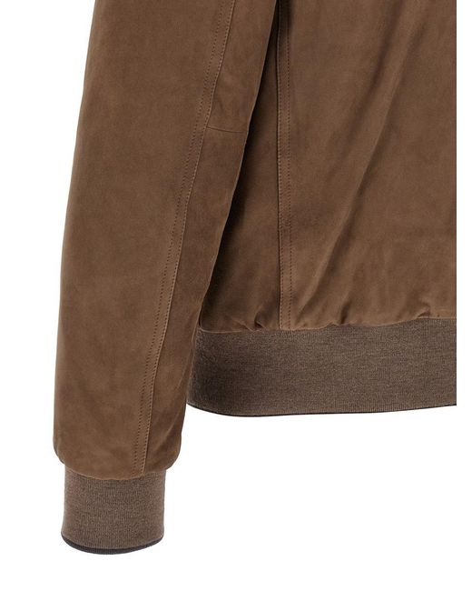 Moorer Brown 'Adelsio' Jacket for men