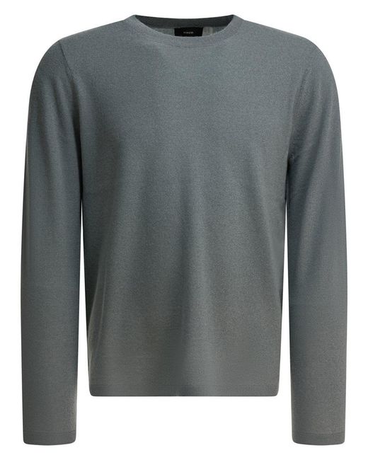 Vince Gray Cashmere Silk Knitwear for men