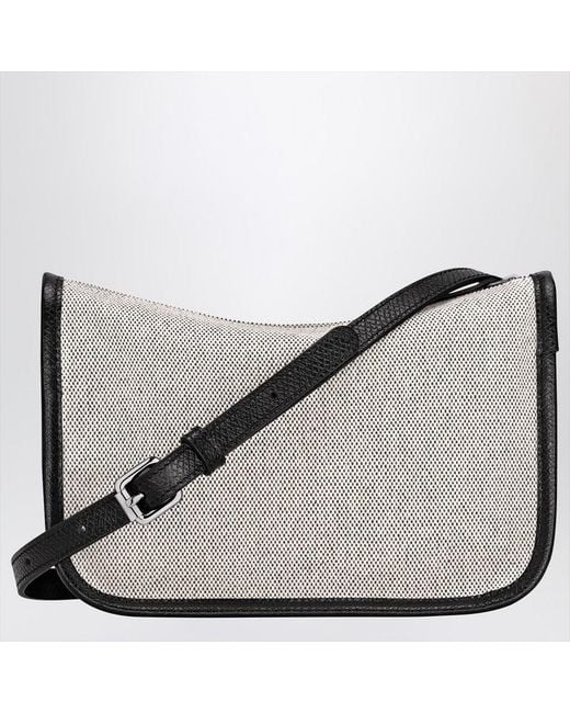 Longchamp Metallic S Essential Crossbody Bag Ecrù