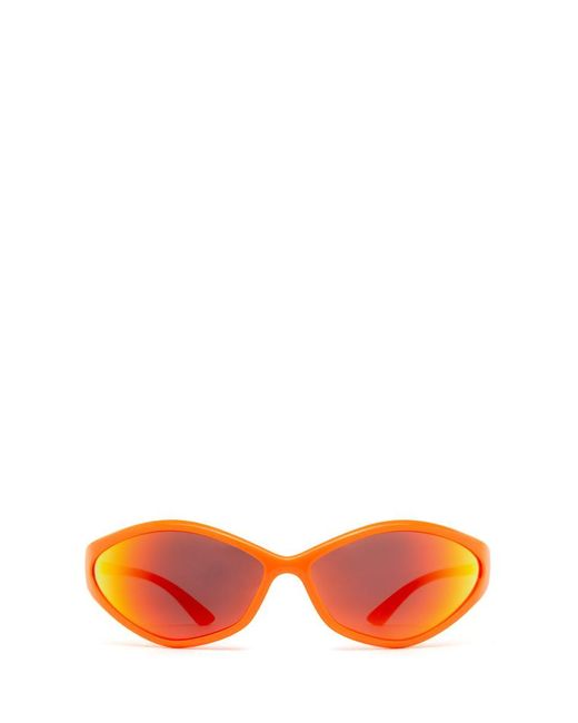 Balenciaga Orange Sunglasses for men