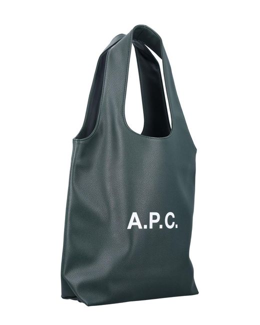 A.P.C. Blue Ninon Small Tote Bag