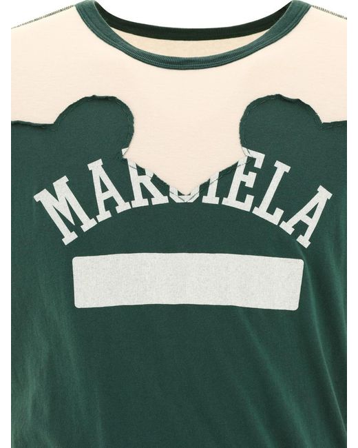 Maison Margiela Green Décortiqué T-shirt for men